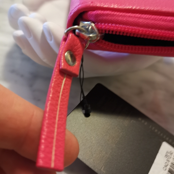 🆕Forever 21 Clutch Zip Wallet Pink - Picture 7 of 7